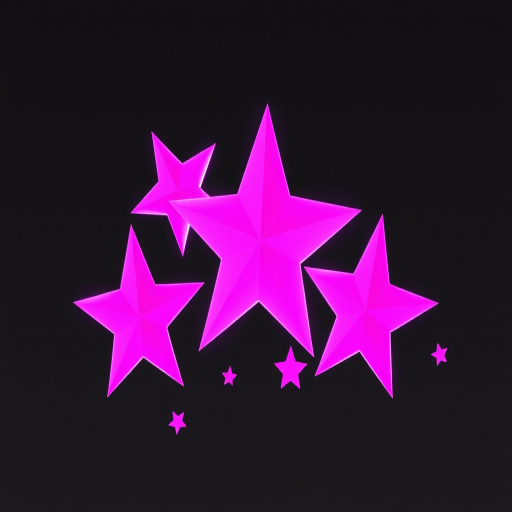 pink stars png