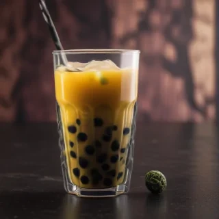 boba tea background