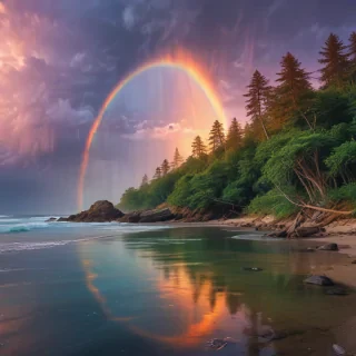 aesthetic wallpapers rainbow