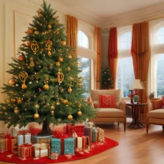 wallpaper christmas tree background