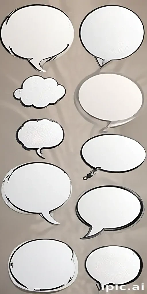 speech bubble clip art