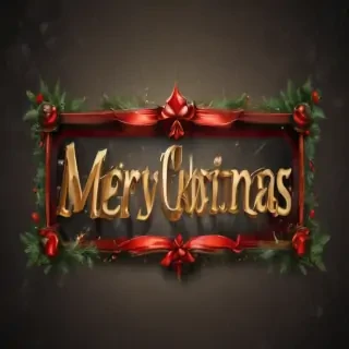 text merry christmas png