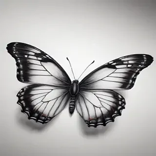 buterfly sketch