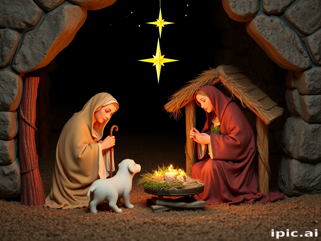 manger scene images free