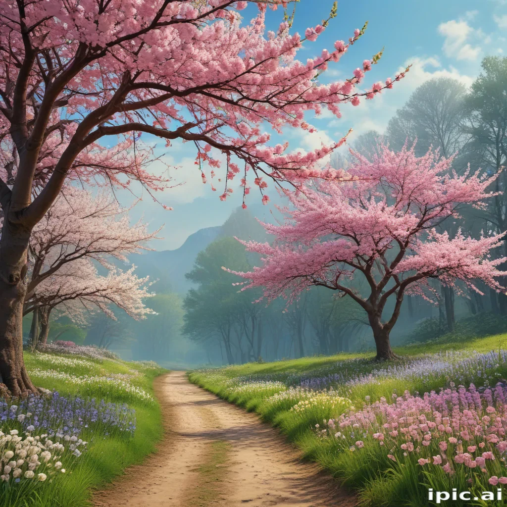 spring aesthetic desktop wallpaper