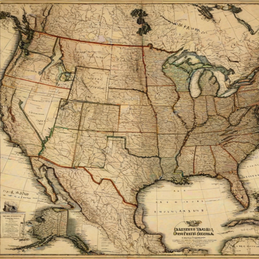 map of the united states of america