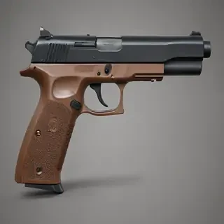 gun no background