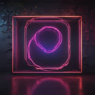 neon background aesthetic