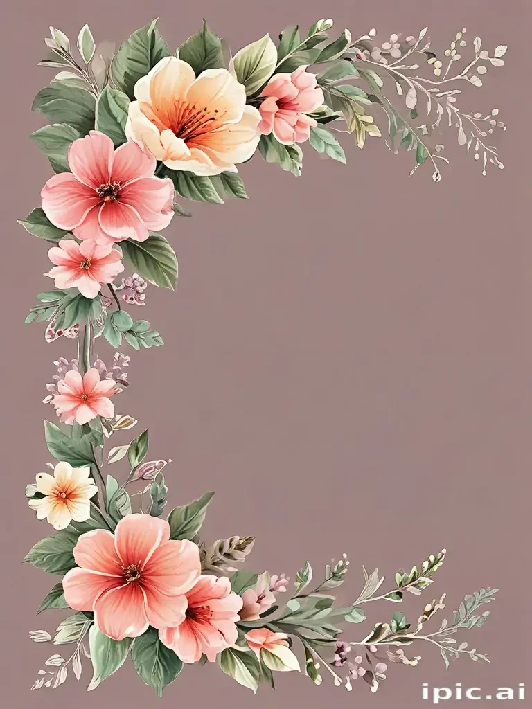 floral border png