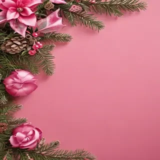 christmas background pink