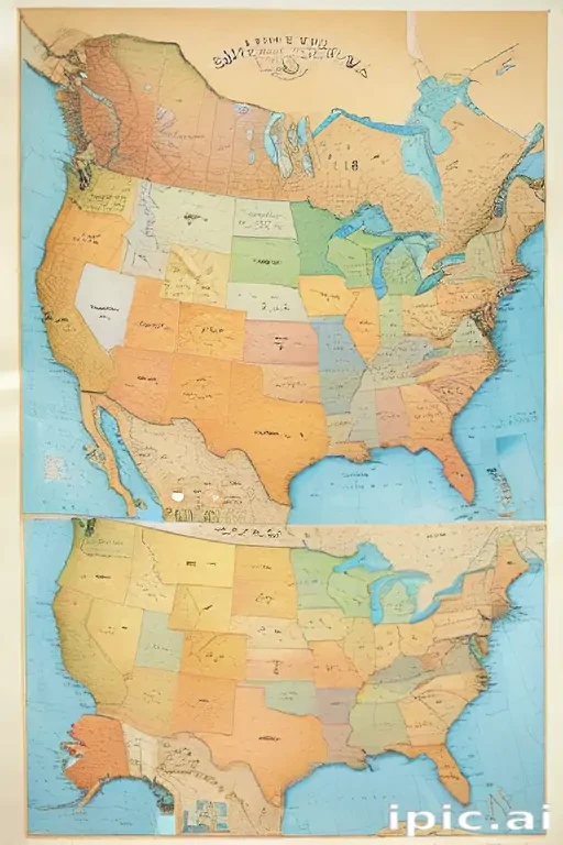map of usa states