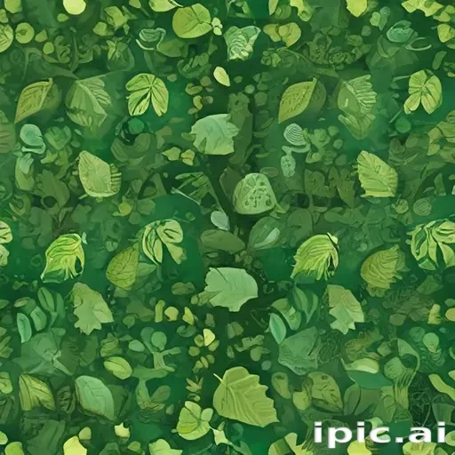 leaf background green