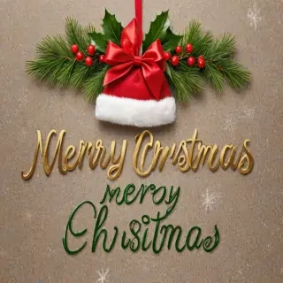 text merry christmas png