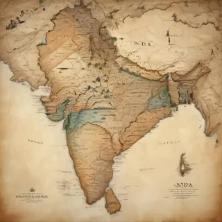 map of india