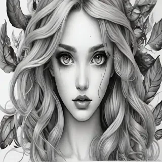 drawings black and white