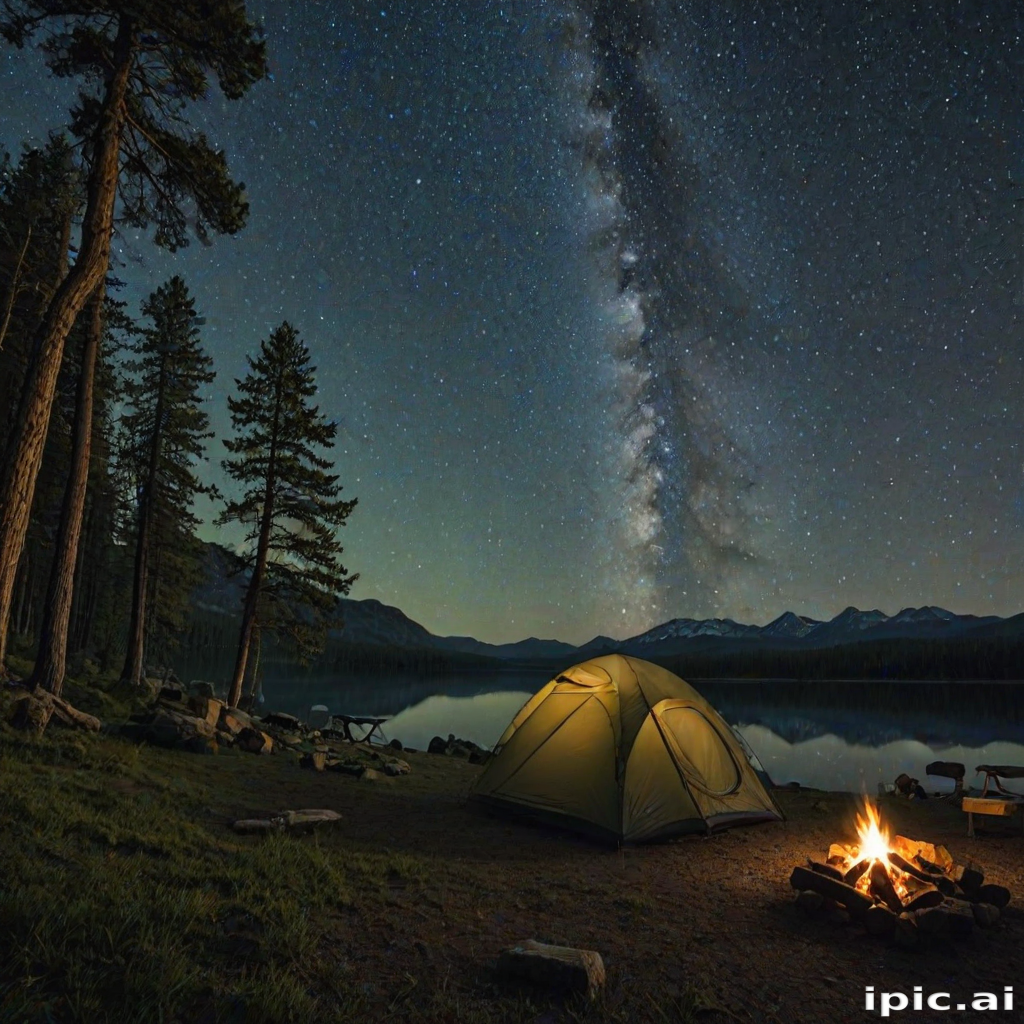 camping background pic