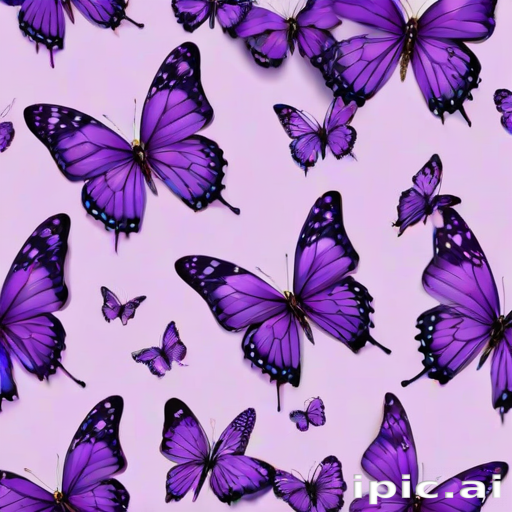wallpaper purple butterfly