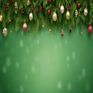 green christmas background