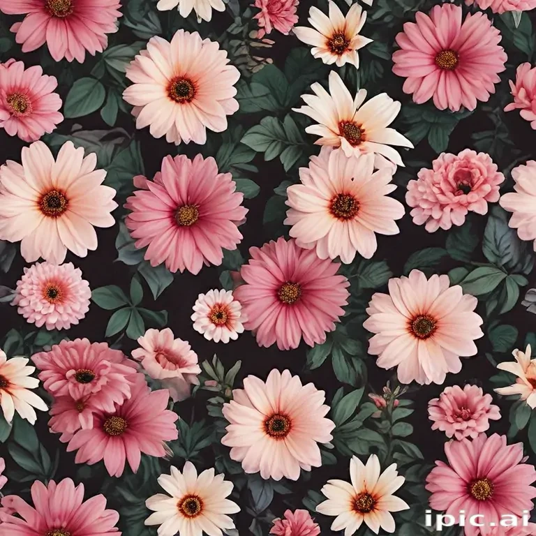 aesthetic flower backgrounds