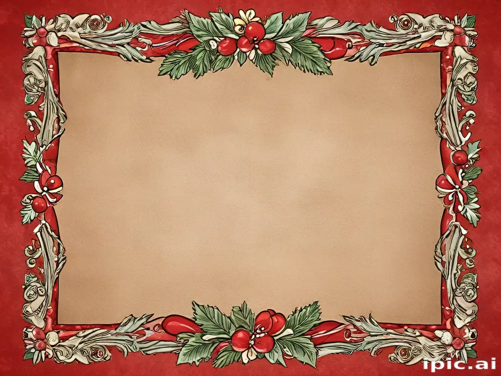 christmas clip art frames