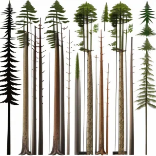 trees transparent