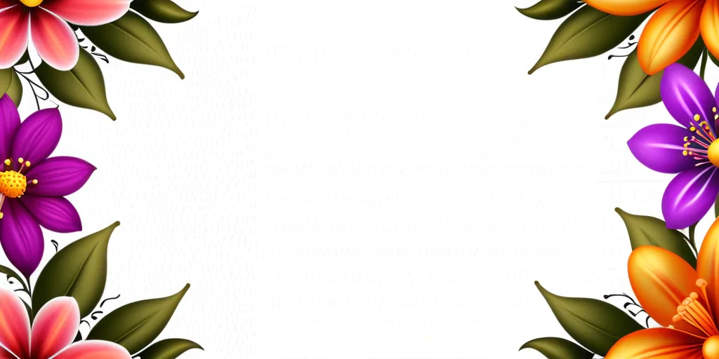 flowers border png