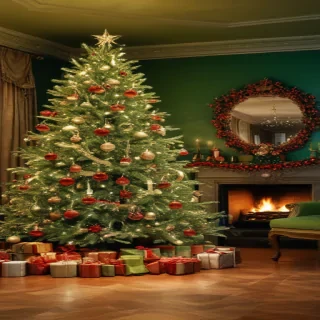 christmas wallpaper green