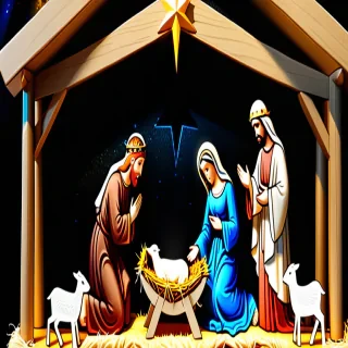 images of the manger scene