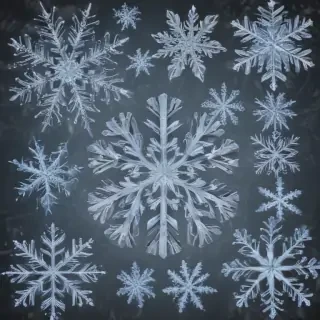 transparent snowflakes png