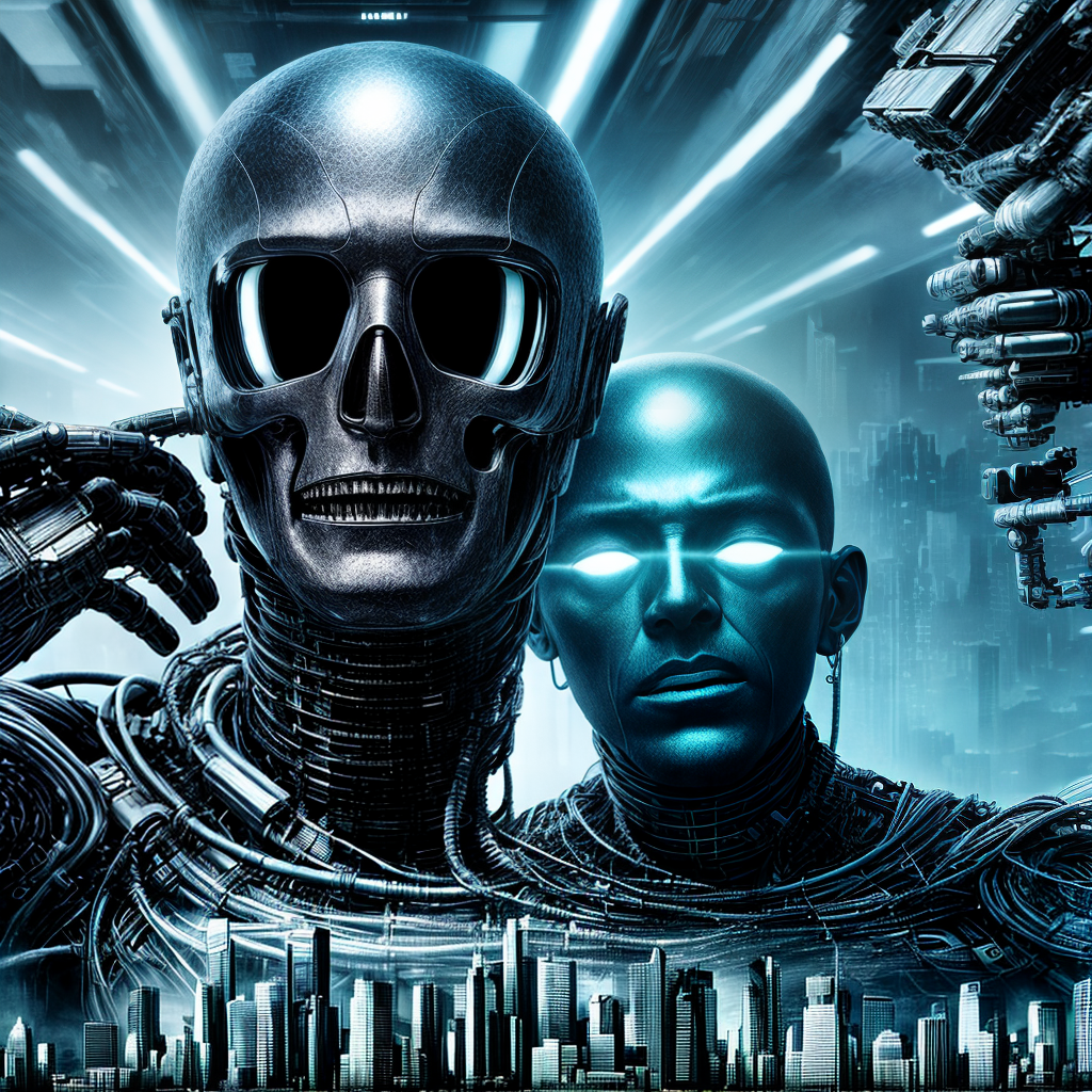 Dehumanization Technology dehumanizing high-tech future art movie poster