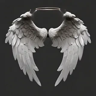 realistic angel wings png