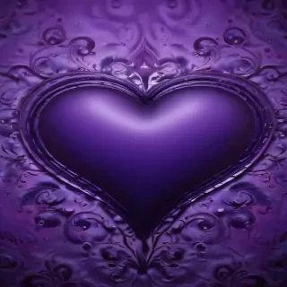 purple wallpaper heart