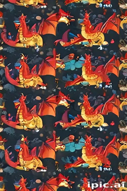 cartoon dragons