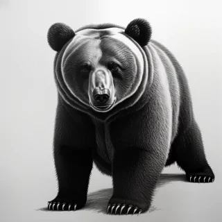 bear drawing