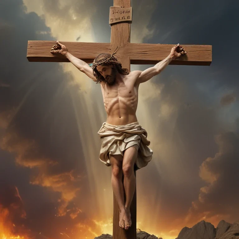 pics of jesus on the cross