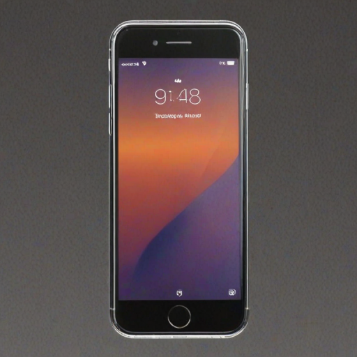 iphone with transparent background