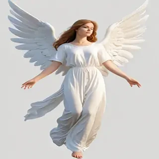 clipart of angels with wings