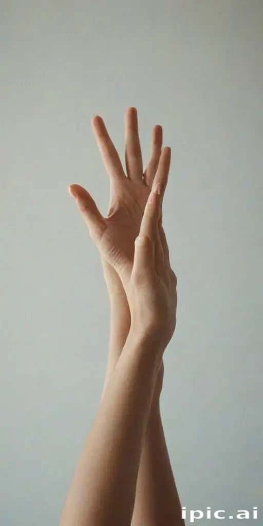 hands reaching