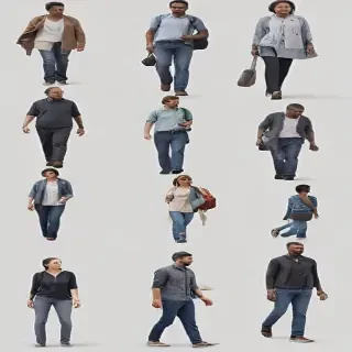 people walk png