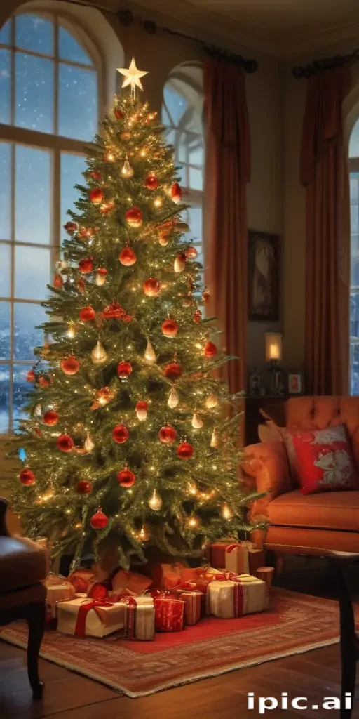retro christmas image