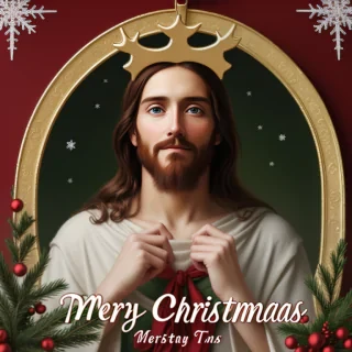 merry christmas with jesus images