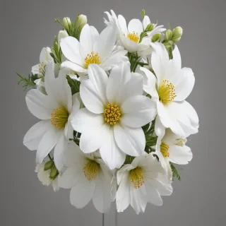 white flowers png transparent