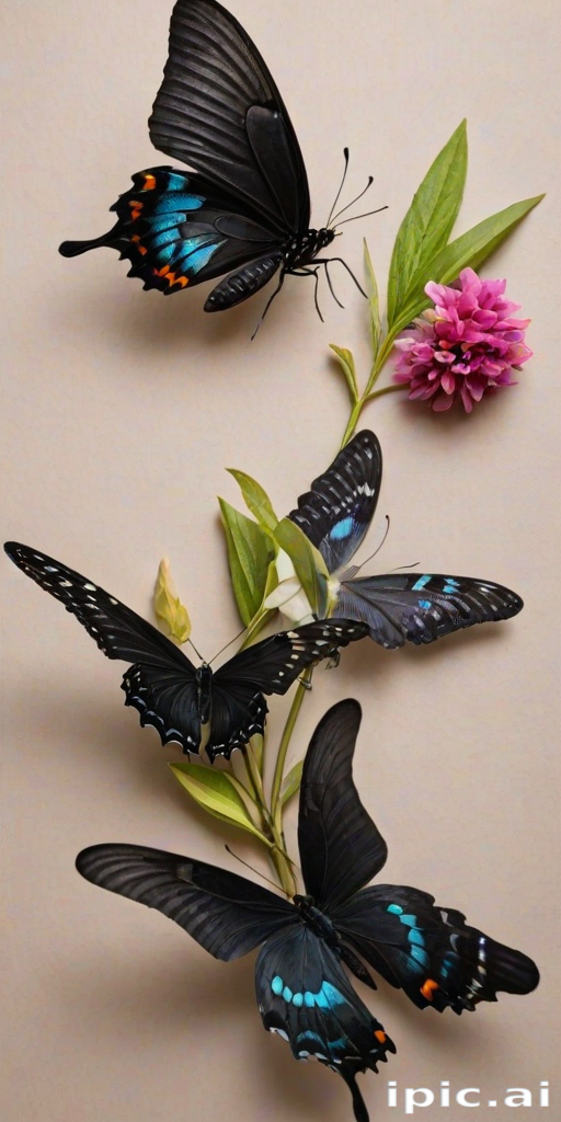 black butterfly png