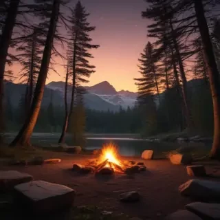 camping background