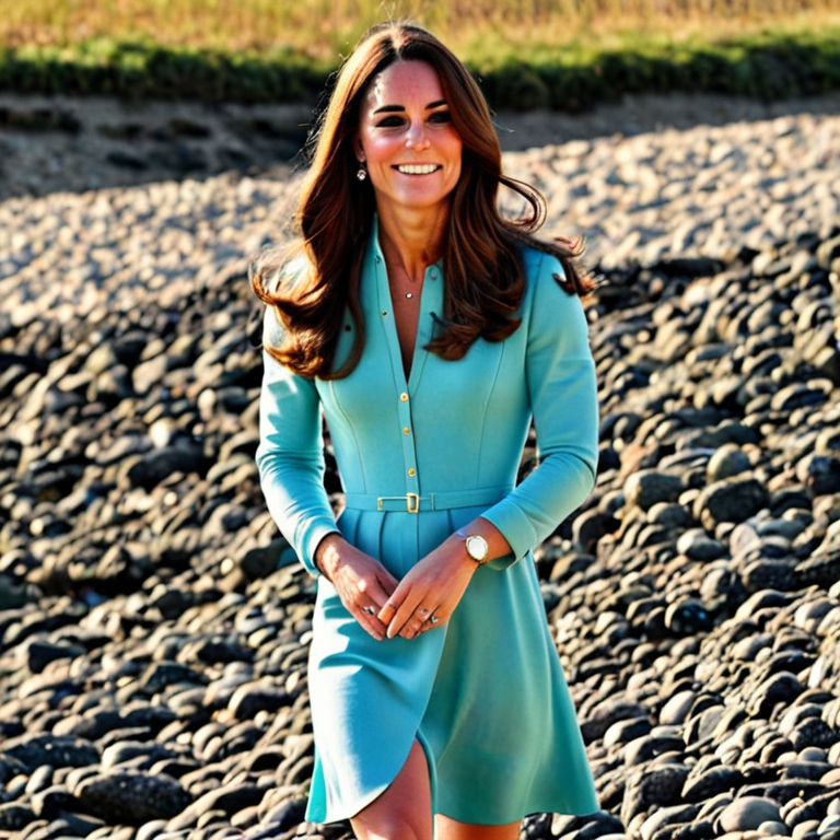 Kate Middleton at beach