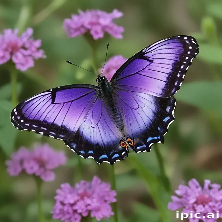 purple butterfly