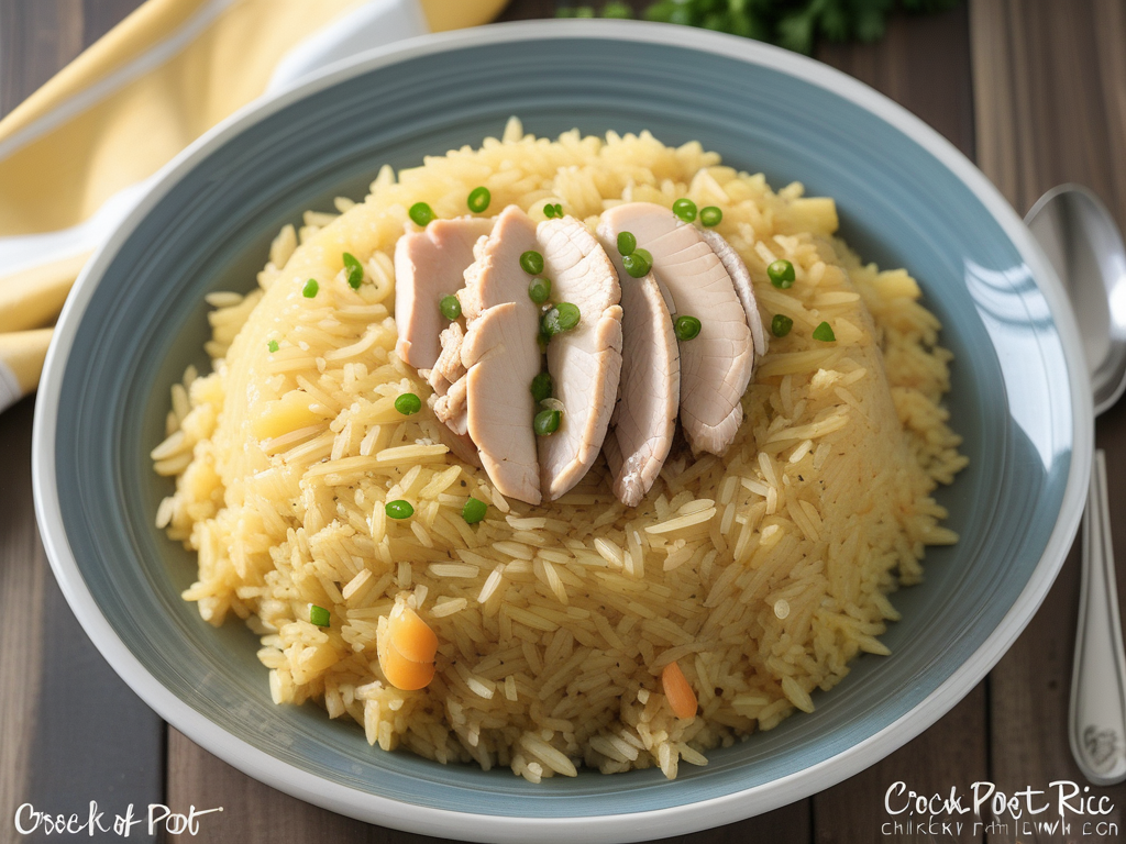 crock pot chicken yellow rice