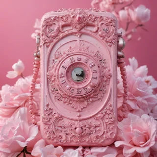 pink phone background