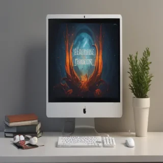 computer mockup