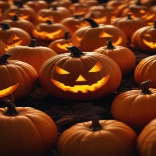halloween pumpkin background